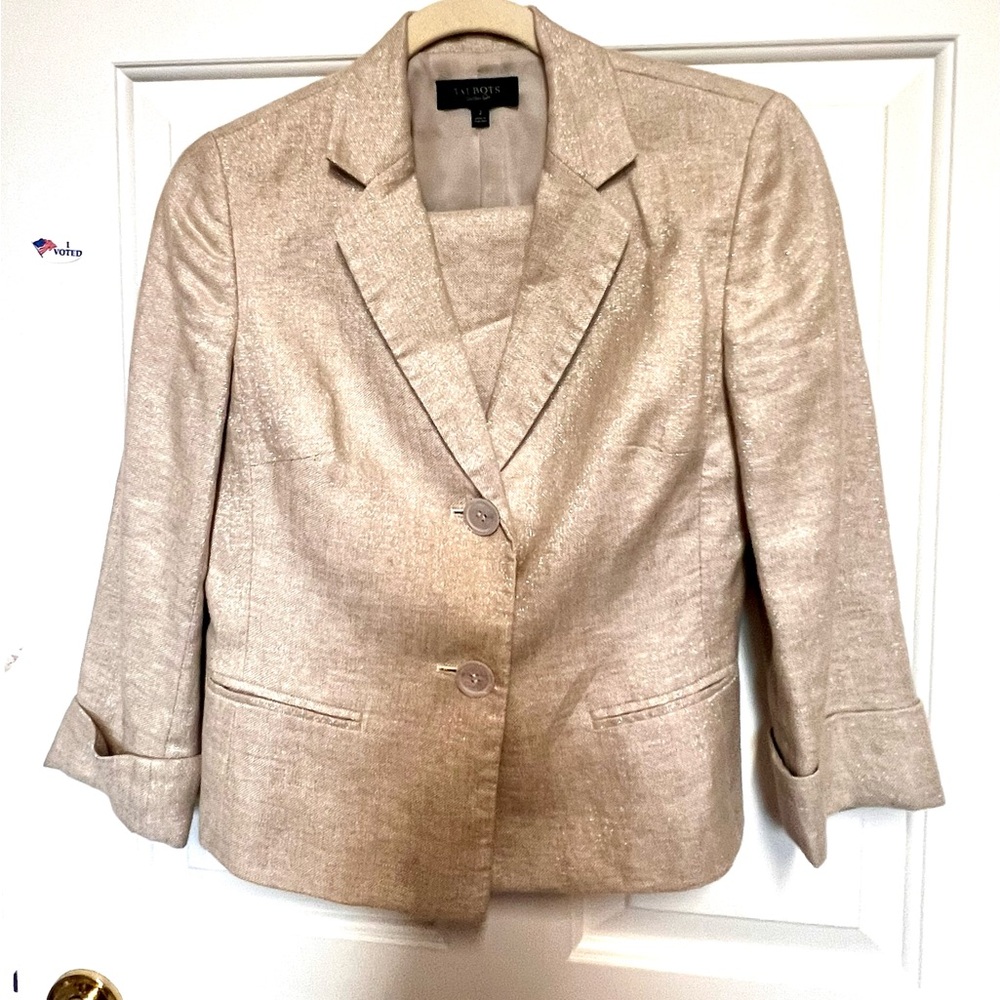 Talbots petite Women's Blazer and cropped pants
